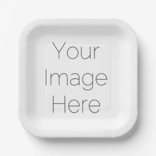 maak je eigen foto papieren bord voor feest aangep