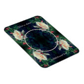 Maak je eigen foto Peach Rose And Buds Frame Magneet (Rechterzijde)