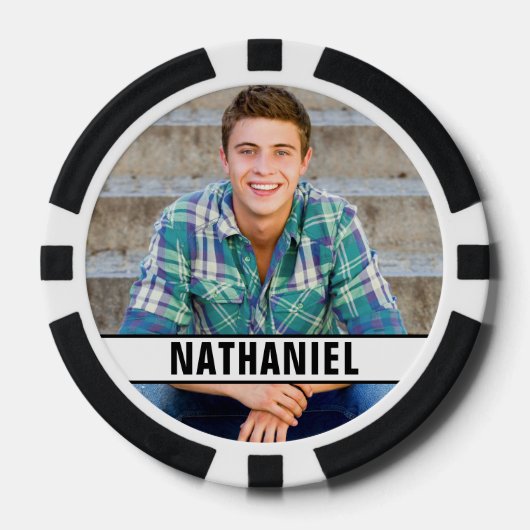 Maak je eigen foto poker chips (Voorkant)