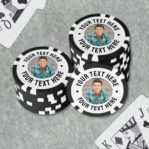 Maak je eigen foto poker chips