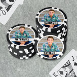 Maak je eigen foto poker chips<br><div class="desc">Persoonlijke Foto Pokerchip.</div>