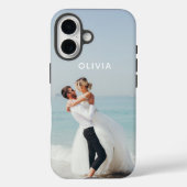Maak Je Eigen Foto Sjabloon Persoonlijke Naam Case-Mate iPhone Case (Achterkant)