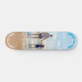 Maak Je Eigen Foto Skateboard met Aangepaste Tekst (Horizontaal)