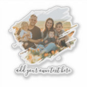 Maak Je Eigen Foto Sticker (Voorkant)