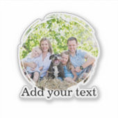 Maak Je Eigen Foto Sticker (Voorkant)