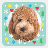 Maak Je Eigen Foto Sticker Vakantie Groen (Voorkant)