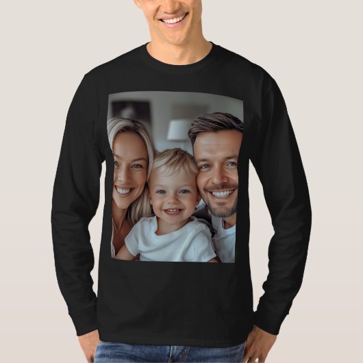 Maak Je Eigen Foto T-shirt (Voorkant)