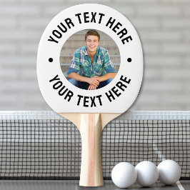 Maak je Eigen Foto Tafeltennisbatje