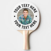 Maak Je Eigen Foto Tafeltennisbatje (Voorkant)