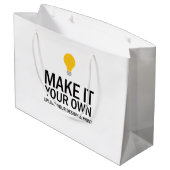 Maak Je Eigen Foto Upload Groot Cadeauzakje (Achterkant Gekanteld)