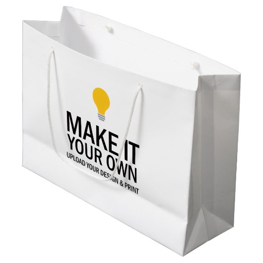 Maak Je Eigen Foto Upload Groot Cadeauzakje (Voorkant Gekanteld)