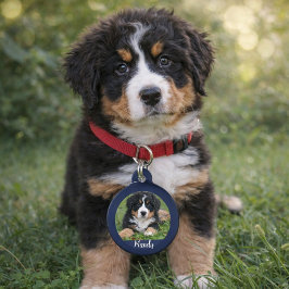 Maak je eigen foto van je hond naam contactgegeven huisdierpenning