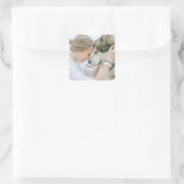 Maak Je Eigen Foto Vierkante Sticker (Tas)