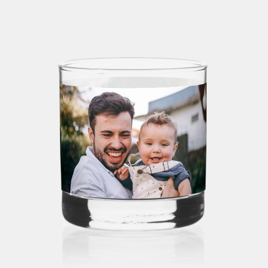 Maak je eigen foto whisky glas (Voorkant)