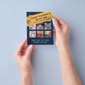 Maak Je Eigen FOTOCOLLAGE Aangepaste Cadeaus BEGRO Flyer (Hand)