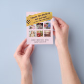 Maak Je Eigen FOTOCOLLAGE Aangepaste Cadeaus BEGRO Flyer (Hand)