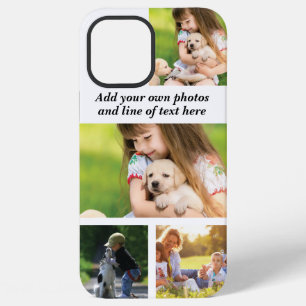 Maak je eigen fotocollage en tekst iPhone 12 pro max hoesje