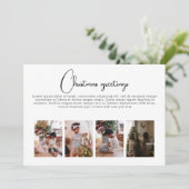 Maak je eigen fotocollage gepersonaliseerde kerst feestdagenkaart (Staand voorkant)