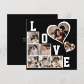 Maak je eigen fotocollage met 8 foto's bedankkaart (Voorkant / Achterkant)