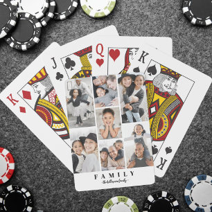 Maak je eigen fotocollage pokerkaarten