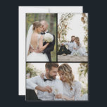 Maak je eigen fotocollage van 3 foto's feestdagenkaart<br><div class="desc">Personaliseer je fotografie. Je kunt dit aangepaste product maken voor speciale gelegenheden zoals huwelijken,  verjaardagen,  Kerstmis,  feestdagen,  herdenkingen,  afstuderen,  jubilea en meer. Het kan ook worden gegeven als cadeau aan je beste vriend,  goede vriend,  familie en verwanten.</div>