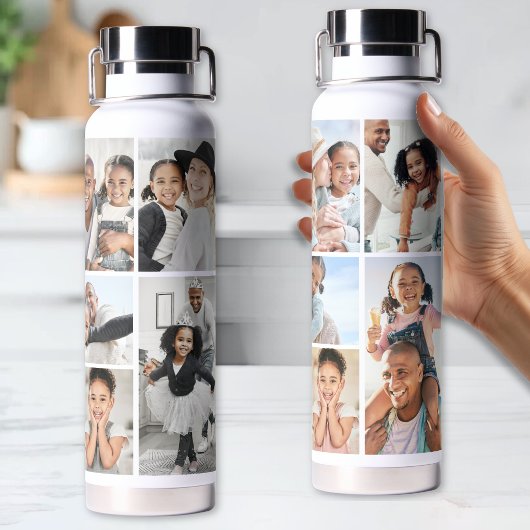 Maak je eigen fotocollage waterfles