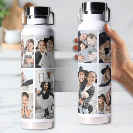 Maak je eigen fotocollage waterfles