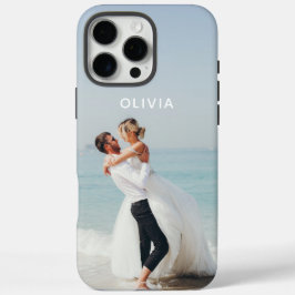Maak je eigen fotosjabloon Persoonlijke naam iPhone 16 Pro Max Hoesje