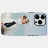 Maak je eigen fotosjabloon Persoonlijke naam Case-Mate iPhone Case (Achterkant (horizontaal))