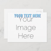 maak je eigen fototekst ansichtkaart briefkaart (Voorkant / Achterkant)