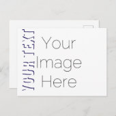 Maak je eigen fototekst Ansichtkaart Briefkaart (Voorkant / Achterkant)