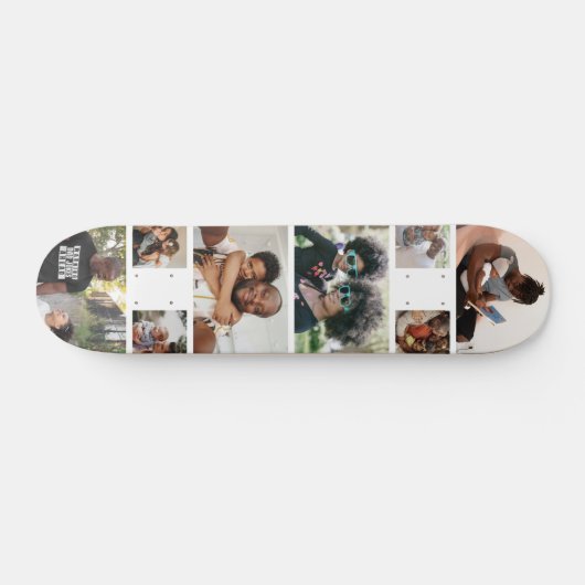 Maak je eigen fototemplate op maat persoonlijk skateboard (Horizontaal)
