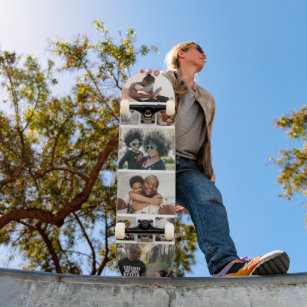 Maak je eigen fototemplate op maat persoonlijk skateboard