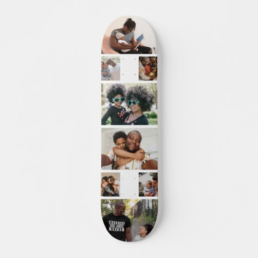 Maak je eigen fototemplate op maat persoonlijk skateboard (Voorkant)