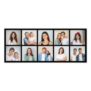 Maak Je Eigen Fotovergroting Met 10 Foto's Collage Foto Afdruk