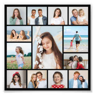 Maak Je Eigen Fotovergroting Met 13 Foto's Collage Foto Afdruk