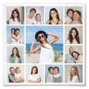 Maak Je Eigen Fotovergroting met 13 Foto's Collage Foto Afdruk