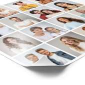 Maak Je Eigen Fotovergroting met 16 Foto's Collage Foto Afdruk (Hoek)