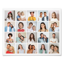 Maak Je Eigen Fotovergroting met 20 Foto's Collage Foto Afdruk