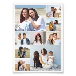 Maak Je Eigen Fotovergroting met 9 Foto's Collage Foto Afdruk