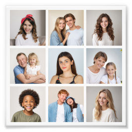 Maak Je Eigen Fotovergroting Met 9 Foto's Collage Foto Afdruk