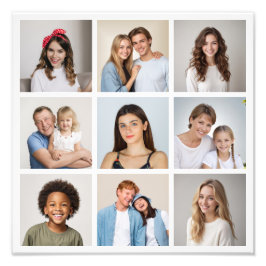 Maak Je Eigen Fotovergroting Met 9 Foto's Collage Foto Afdruk
