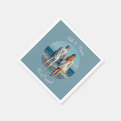 Maak je eigen fotoverlovingsnaam Koppel Servet (Hoek)