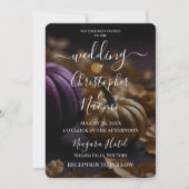 Maak je eigen Fuchsia & Gouden Pompoenen Kaart (Voorkant)