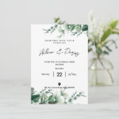 Maak je eigen - Ga groen Save The Date (Staand voorkant)