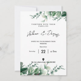 Maak je eigen - Ga groen Save The Date
