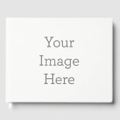 Gastenboek maat: 26,7 x 21 cm, Papier: Wit gelijnd 70# Ongecoate tekst (Voorkant)