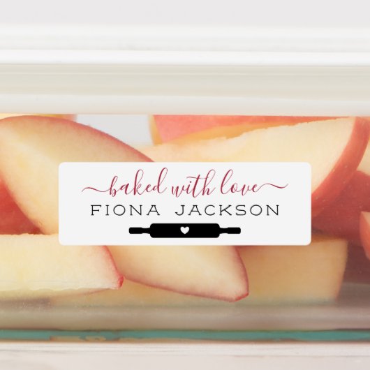 Maak Je Eigen Gebakken Met Liefde Labels (Aangebracht)