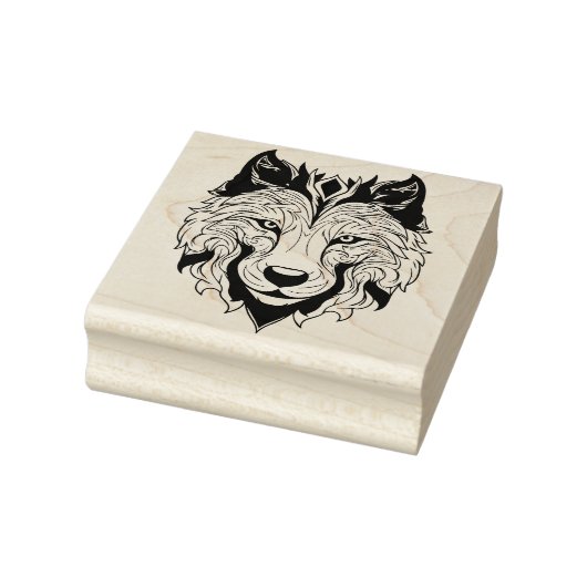 Maak Je Eigen Geest Wolf Totem Dier Rubberstempel (Stempel)