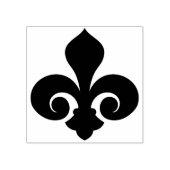 Maak Je Eigen Gekrulde Fleur De Lis Rubberstempel (Afrduk)